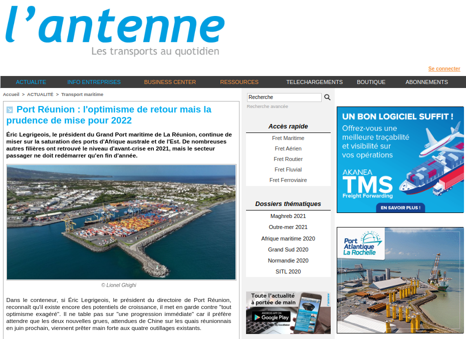 https://www.lantenne.com/Port-Reunion-l-optimisme-de-retour-mais-la-prudence-de-mise-pour-2022_a59116.html