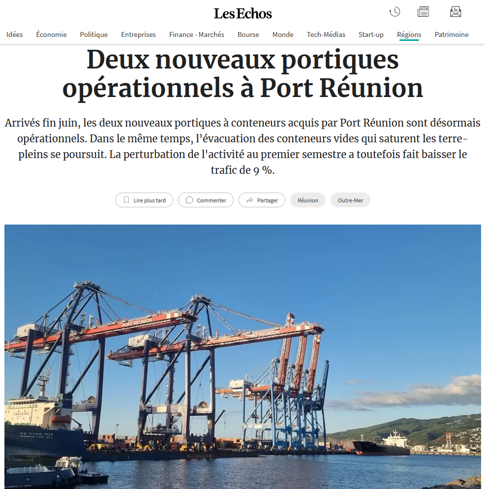 https://www.lesechos.fr/pme-regions/outre-mer/deux-nouveaux-portiques-operationnels-a-port-reunion-1852068